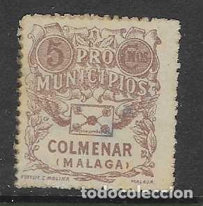 Stamps: COLMENAR-MALAGA- 5 CTS.,-PRO MUNICIPIOS-. VER FOTOS