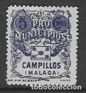 Stamps: CAMPILLO-MALAGA- 5 CTS.,- PRO MUNICIPIOS-. VER FOTOS