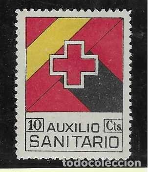 Stamps: CADIZ.- 10 CTS.- AUXILIO SANITARIO-- VER FOTOS