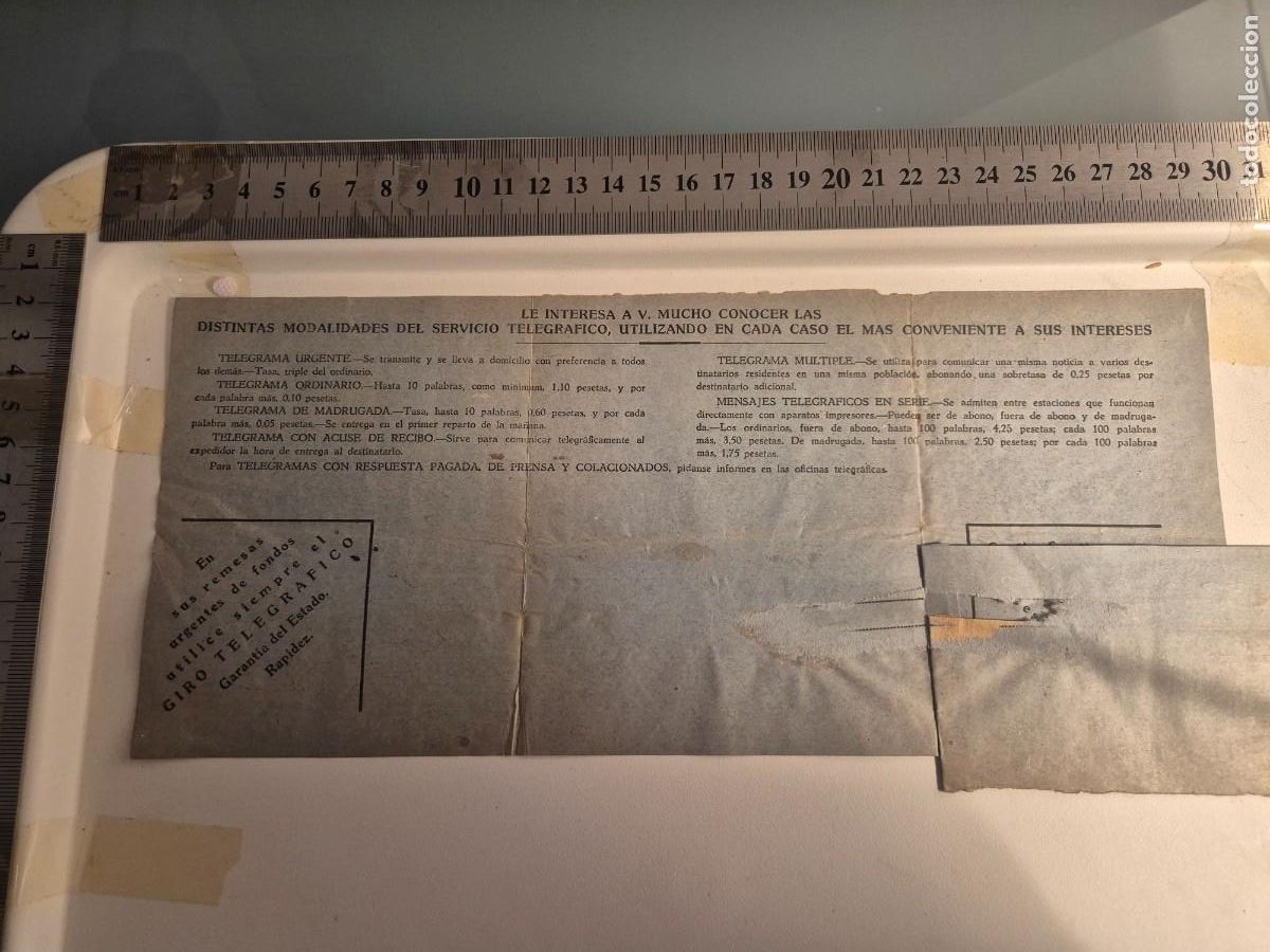 Stamps: 3 telegramas epoca guerra civil espa&ntilde;ola