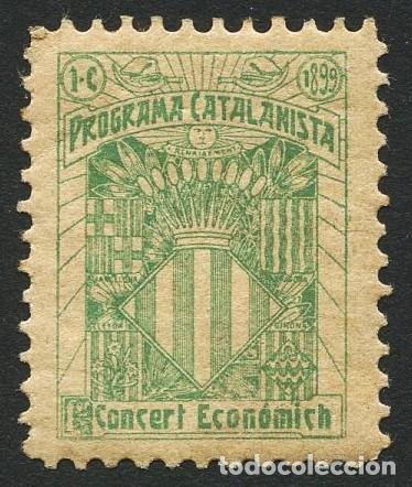 Briefmarken: VI&Ntilde;ETA POL&Iacute;TICA, SELLO, PROGRAMA CATALANISTA, 1899