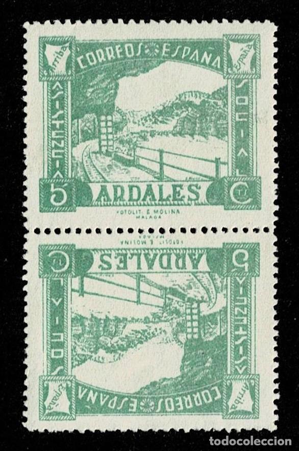 Selos: Guerra Civil ARDALES Asistencia Social CAPICUA Valor 5 cts Color VERDE Sin fijasellos VER