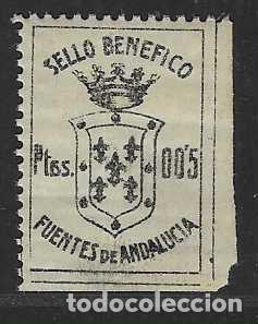 Briefmarken: FUENTES DE ANDALUCIA-SEVILLA- 5 CTS.-SELLO BENEFICO- VER FOTO
