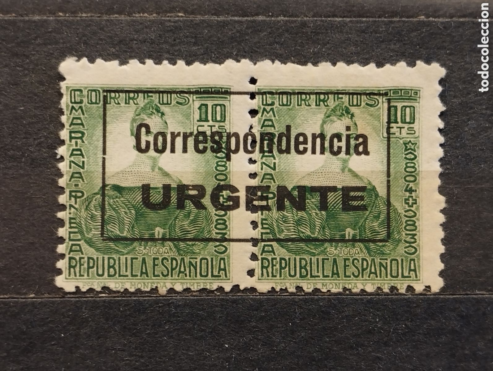 Stamps: Espa&ntilde;a. 1936. Guerra Civil. Emisiones locales patri&oacute;ticas. Burgos. Edifil 44. Nuevos **