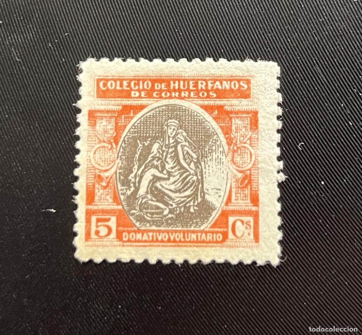 Timbres: COLEGIO DE HU&Eacute;RFANOS DE CORREOS.