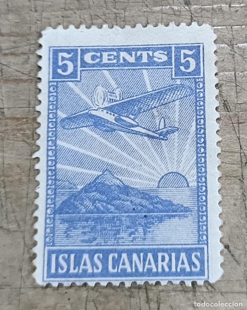 Sellos: Vi&ntilde;eta Islas Canarias - Avi&oacute;n * - Foto 1