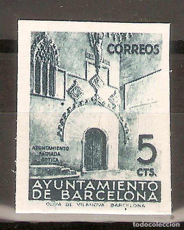 Stamps: BARCELONA 1938 EDIFIL 20** SIN FIJASELLOS SIN DENTAR PAPEL GRUESO