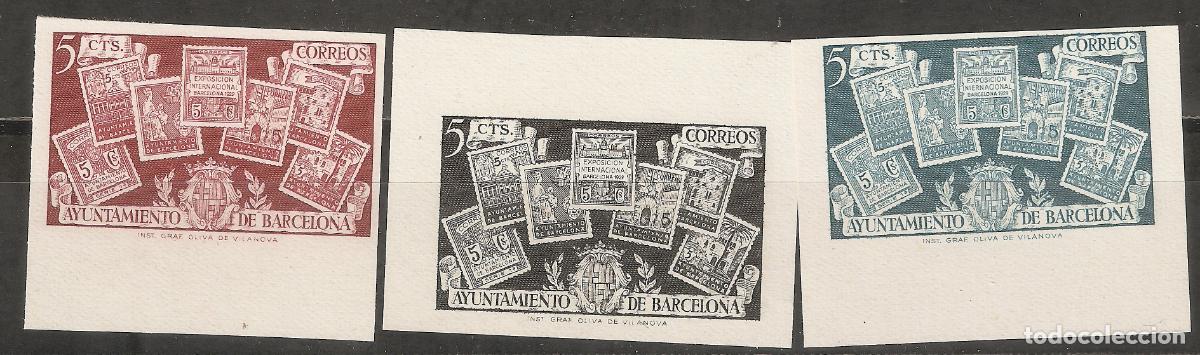 Briefmarken: BARCELONA 1945 EDIFIL SH NE 31** SIN DENTAR NUEVOS SIN FIJASELLOS