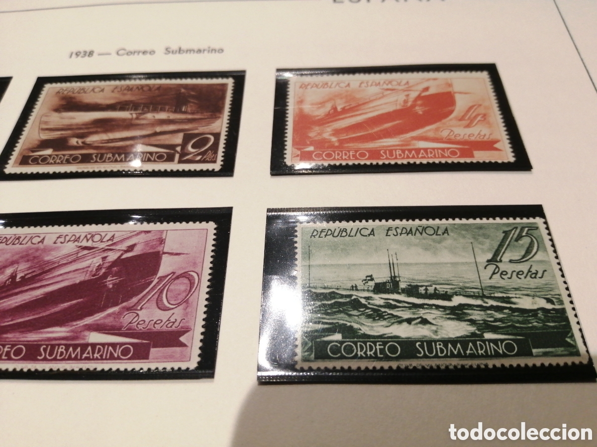 Sellos: 1938 CORREO SUBMARINO - Foto 2