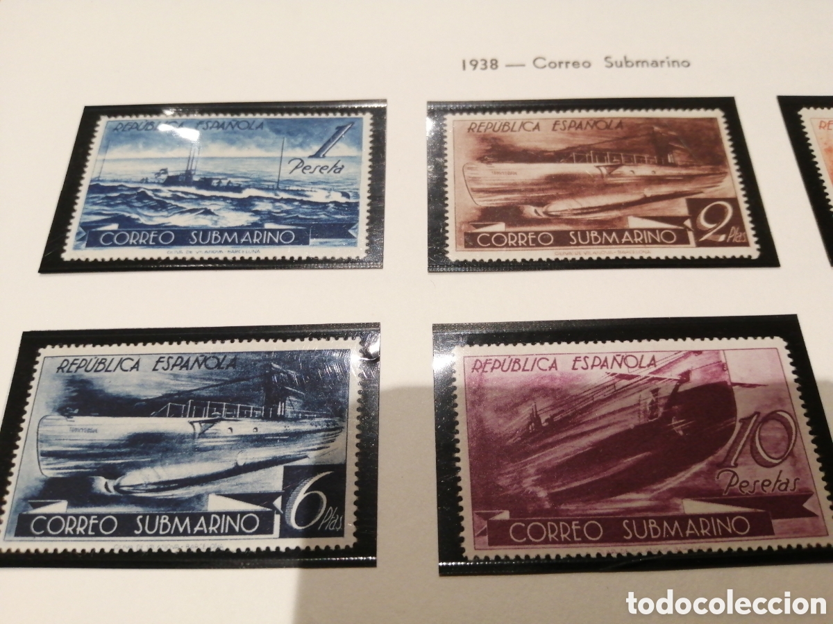 Sellos: 1938 CORREO SUBMARINO - Foto 1