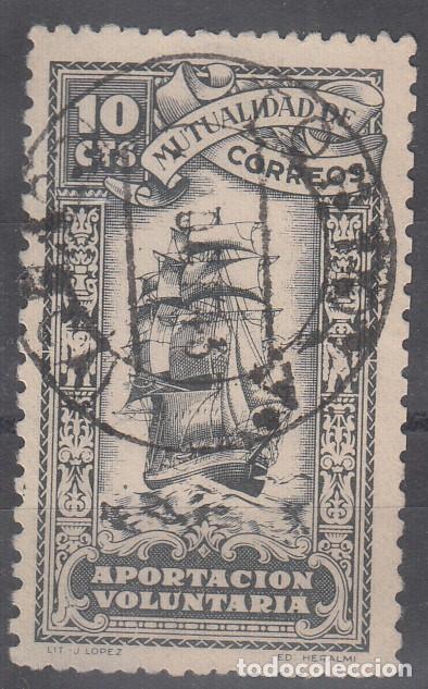Timbres: MUTUALIDAD DE CORREOS. 10 C&Eacute;NTIMOS. APORTACI&Oacute;N VOLUNTARIA. BARCOS.