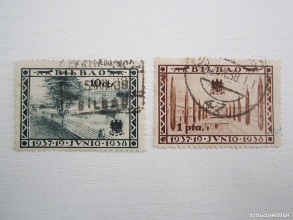 Briefmarken: LOTE DE 2 SELLOS BENEFICOS DE BILBAO