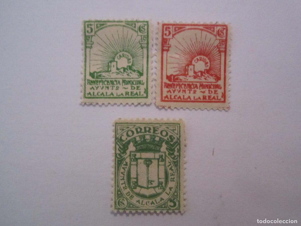 Briefmarken: LOTE DE 3 SELLOS BENEFICOS DE ALCALA LA REAL S/C