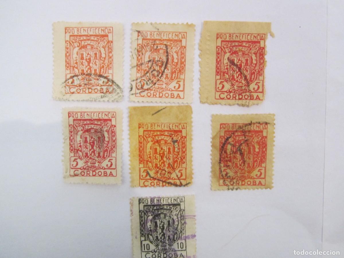 Briefmarken: LOTE DE 7 SELLOS BENEFICOS CORDOBA