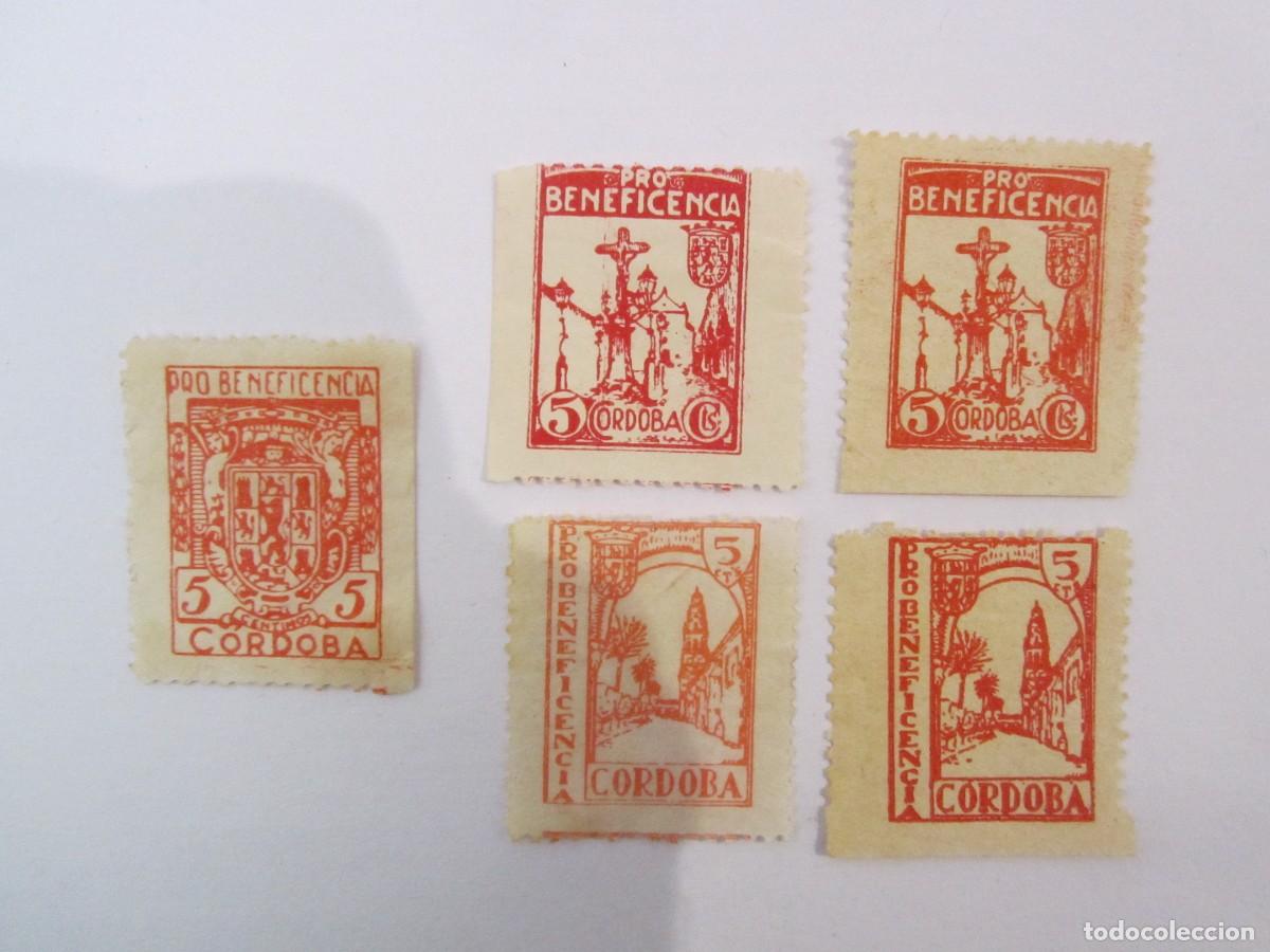 Timbres: LOTE DE 3 SELLOS BENEFICOS CORDOBA S/C