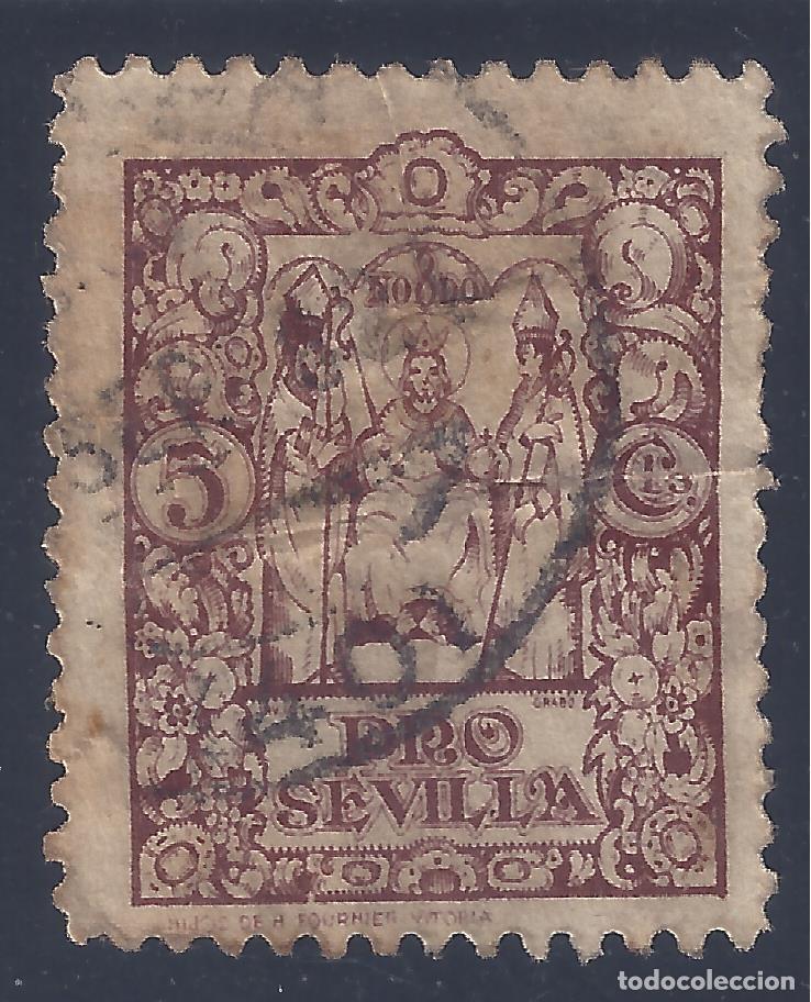 Sellos: SEVILLA. PRO SEVILLA. 5 CTS. - Foto 1