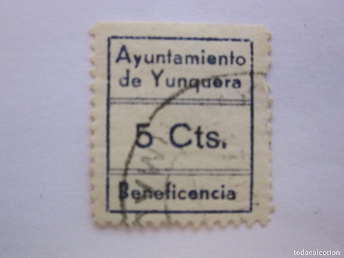 Briefmarken: SELLO BENEFICO AYUNTAMIENTO DE YUNQUERA