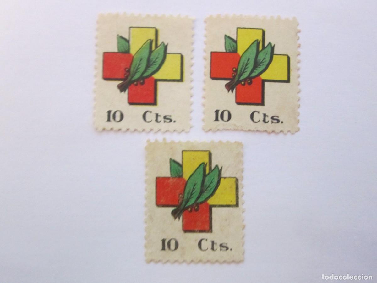 Briefmarken: LOTE 3 SELLOS BENEFICOS S/C