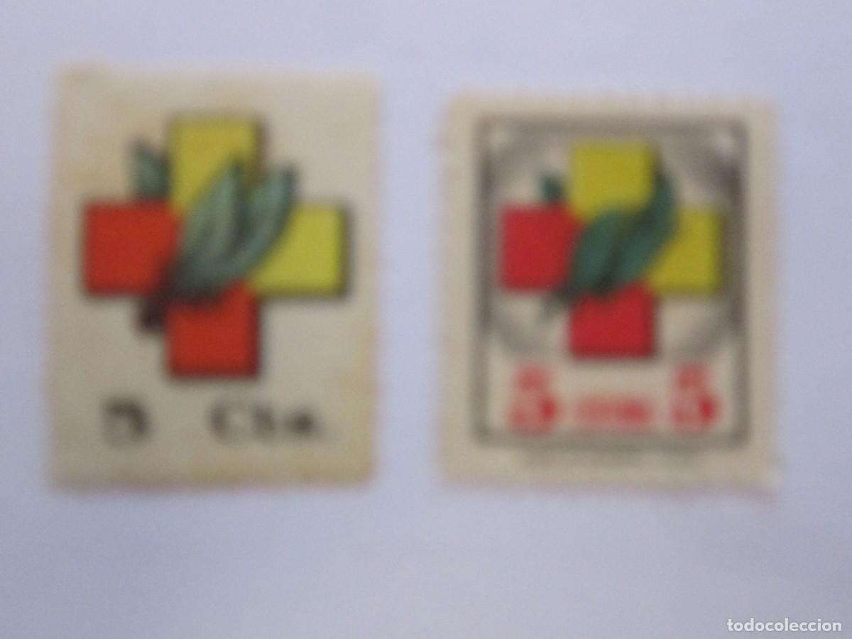 Briefmarken: LOTE 2 SELLOS BENEFICOS S/C