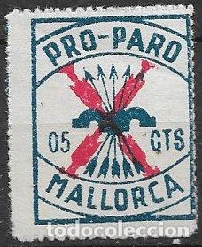 Timbres: Sellos locales Guerra Civil. Mallorca, FESOFI n&ordm; 15 * * serie E