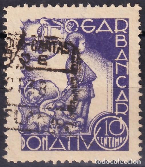 Sellos: Hogar bancario, 10 c. azul - Foto 1