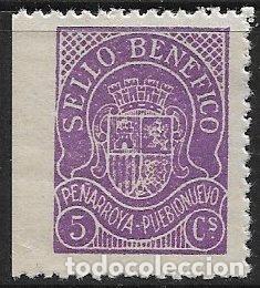 Francobolli: Guerra Civil, Sellos locales. C&oacute;rdoba, PE&Ntilde;ARROYA - PUEBLONUEVO, FESOFI n&ordm; 1 * *