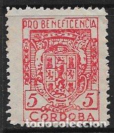 Francobolli: Guerra Civil, Sellos locales. C&oacute;rdoba, C&Oacute;RDOBA, FESOFI n&ordm; 11 (*)