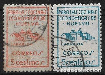 Selos: Guerra Civil, Sellos locales. Huelva, HUELVA, FESOFI n&ordm; 9 y 10 (o)