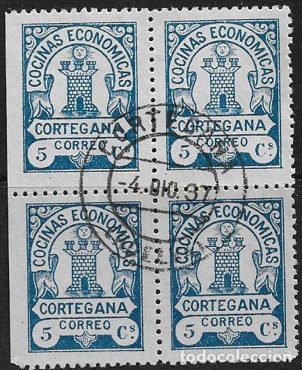 Selos: Guerra Civil, Sellos locales. Huelva, CORTEGANA, FESOFI n&ordm; 8 B4 (o)