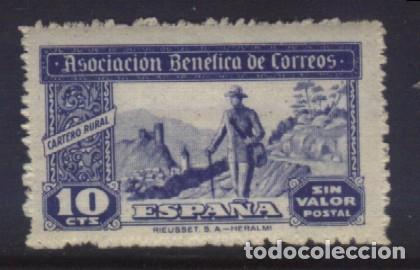 Timbres: S-10564- ASOCIACION BENEFICA DE CORREOS. CARTERO RURAL.