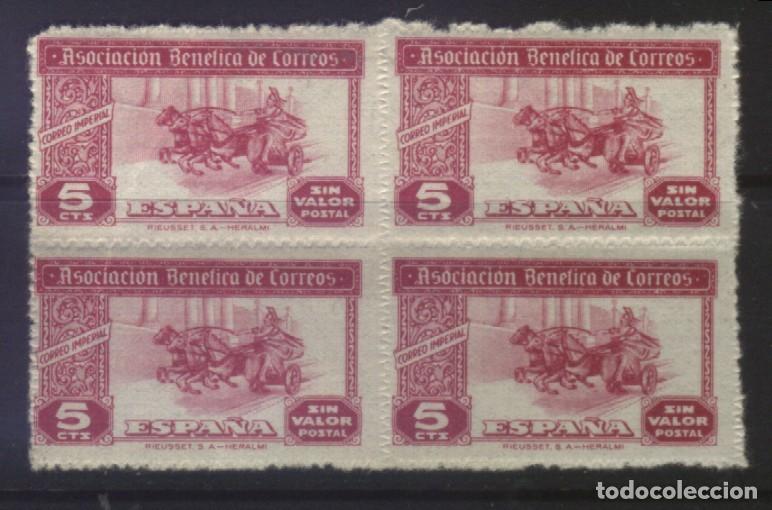 Timbres: S-10638- ASOCIACION BENEFICA DE CORREOS. CORREO IMPERIAL.
