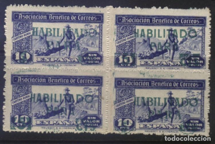 Timbres: S-10673- ASOCIACION BENEFICA DE CORREOS. CARTERO RURAL. HABILITADOS.