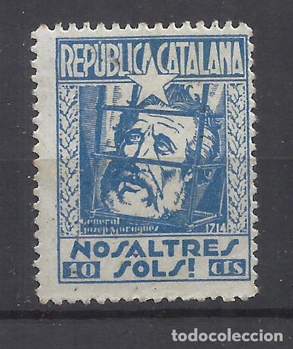 Briefmarken: general moragues republica catalana nosaltres sols 10 cts nuevo*