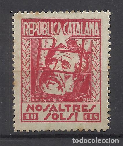 Briefmarken: general moragues republica catalana nosaltres sols 10 cts nuevo*