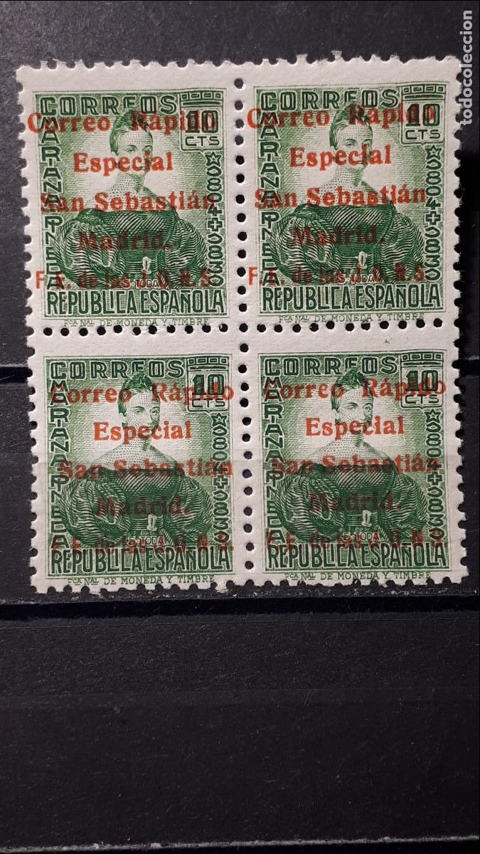 Briefmarken: ESPA&Ntilde;A. A&Ntilde;O 1936. **. EDIFIL 19. CORREO r&aacute;pido especial. SAN SEBASTI&Aacute;N