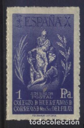 Briefmarken: S-10876- COLEGIO DE HUERFANOS DE CORREOS DE NUESTRA SE&Ntilde;ORA DEL PILAR.