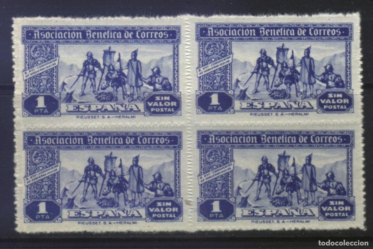 Briefmarken: S-10901- ASOCIACI&Oacute;N BEN&Eacute;FICA DE CORREOS. COMUNICACI&Oacute;N DE HOGUERAS. INDIAS.