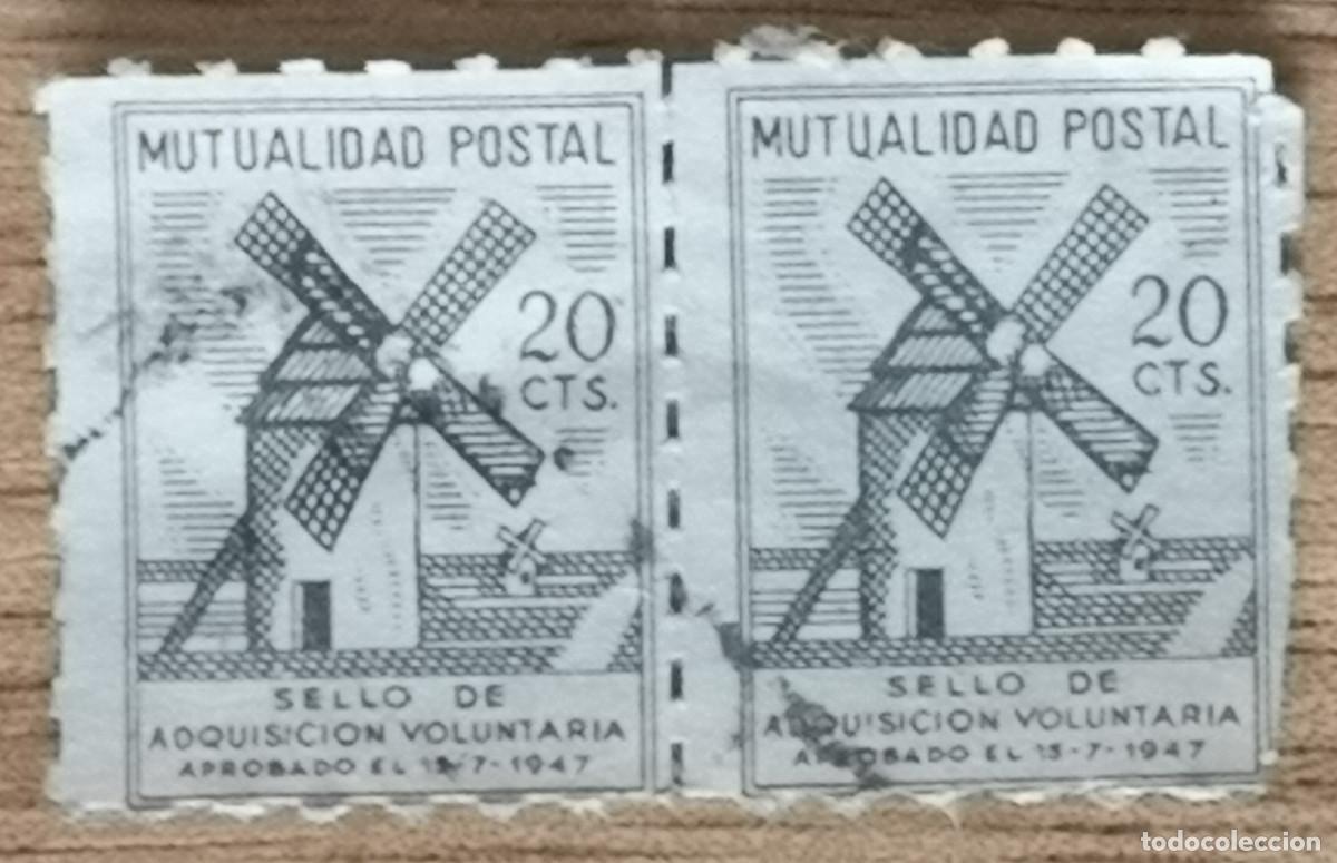 Sellos: USADO 1947 - Mutualidad Postal - 20 cts - Foto 1