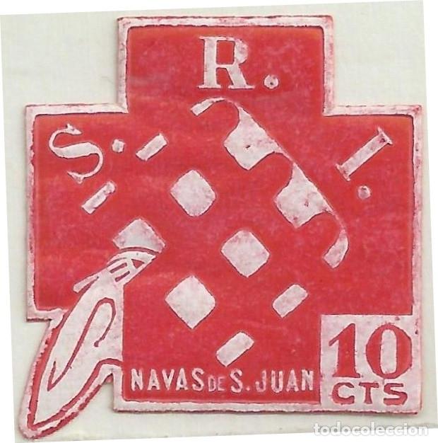 Sellos: (LOT-15) Viñetas nuevas SRI Navas de San Juan S.R.I viñeta sello label poster etiqueta