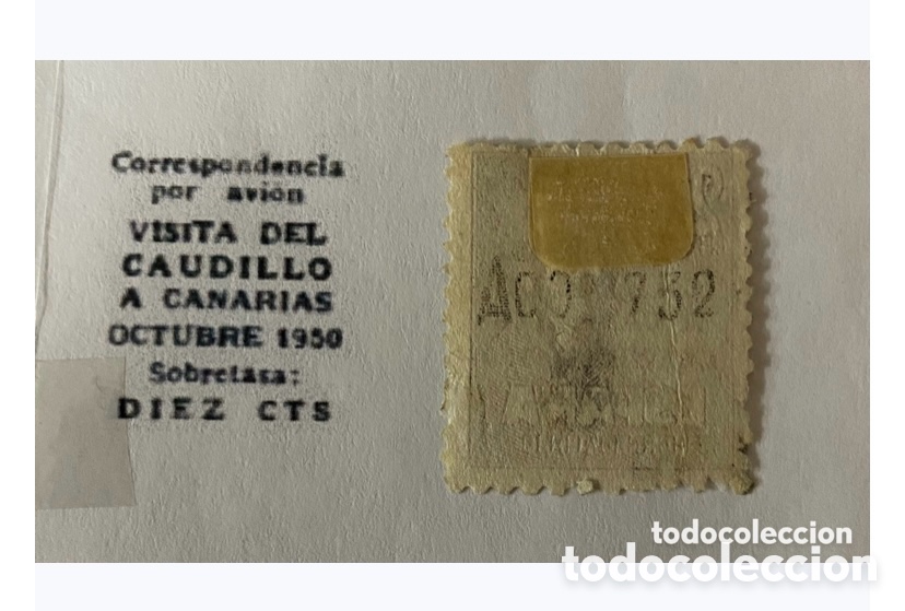 Sellos: Sello Visita del caudillo Manuel de Falla - Foto 4