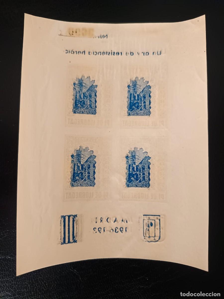 Sellos: Pi de LLobregat, calcado al dorso, sin fijasellos**