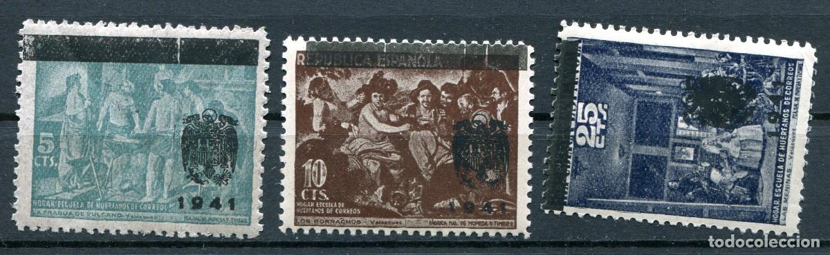 Briefmarken: Edifil NE 35 al 37 de Beneficencia. Nuevos sin fijasellos.