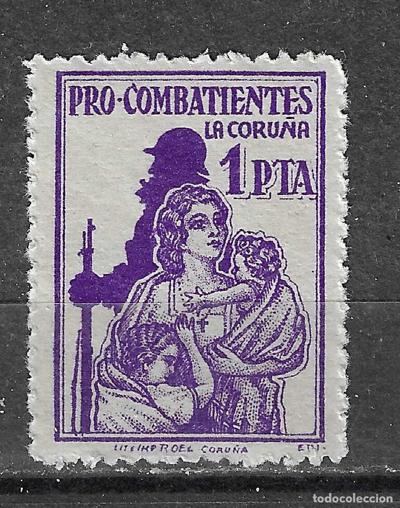 Sellos: PRO COMBATIENTES LA CORU&Ntilde;A - Foto 1