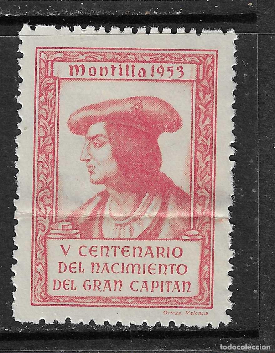 Sellos: MONTILLA 1953 V CENTENARIO DEL GRAN CAPITAN - Foto 1