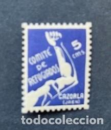 Sellos: Comit&eacute; de refugiados, 5 cts, Cazorla, Ja&eacute;n - Foto 1