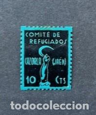 Sellos: Comit&eacute; de refugiados,10cts, Cazorla, Ja&eacute;n - Foto 1