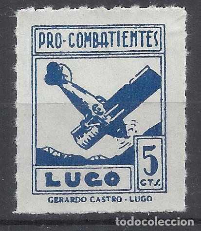 Sellos: LUGO PRO COMBATIENTES 5 CTS NUEVO** - Foto 1