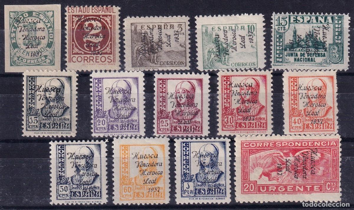 Selos: EDIFIL 1-16 Sin 4p y 10p (n&ordm;14/5) * CHARNELA
