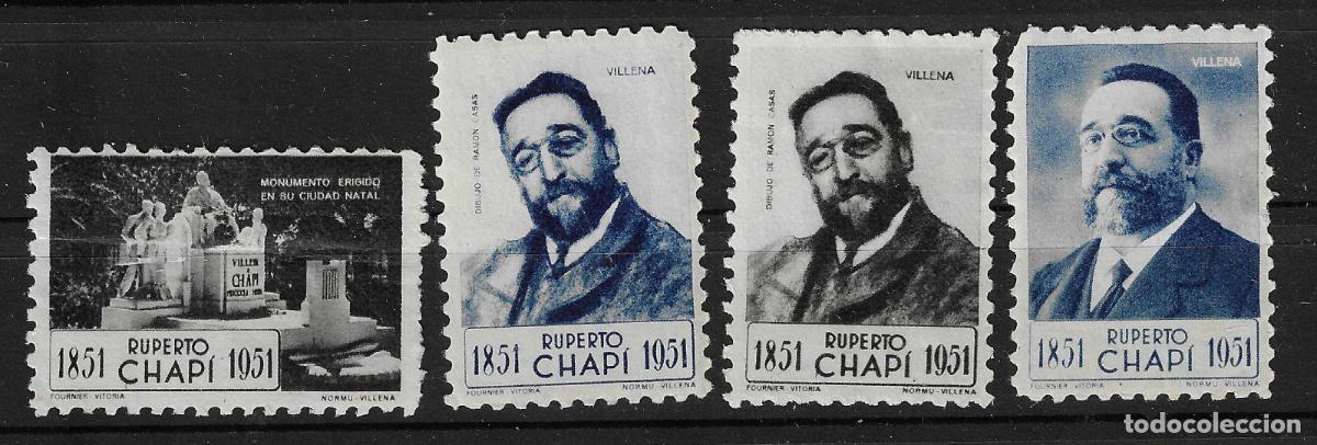 Briefmarken: LOCALES, PATRIOTICOS Y VI&Ntilde;ETAS. RUPERTO CHAPI