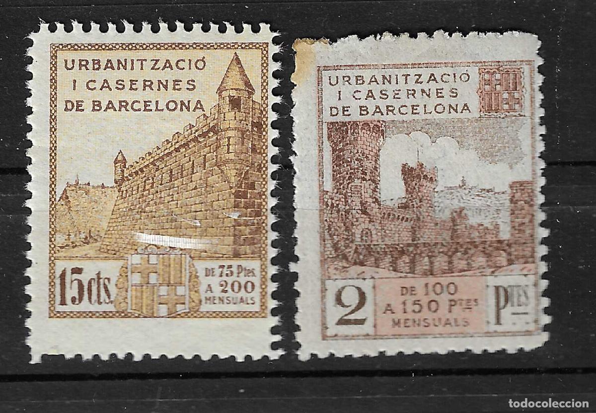 Briefmarken: LOCALES, PATRIOTICOS Y VI&Ntilde;ETAS. URBANIZACION I CASERNES